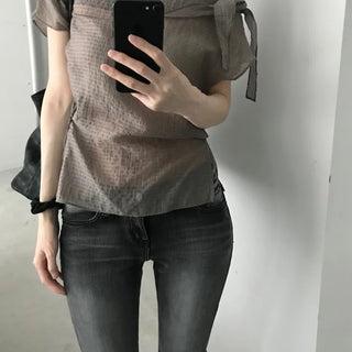 Layered Off-Shoulder Blouse (3 colors)