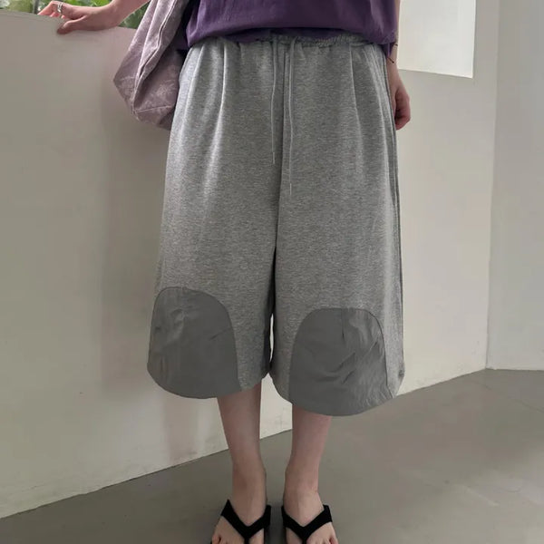[UNISEX] Danggeuri Patch Bermuda Pants
