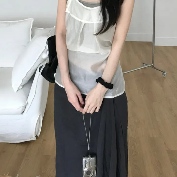 Allure See-through Sleeveless (3 colors)