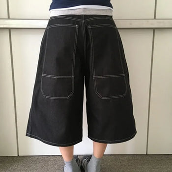 Big Pocket Stitch Bermuda Shorts