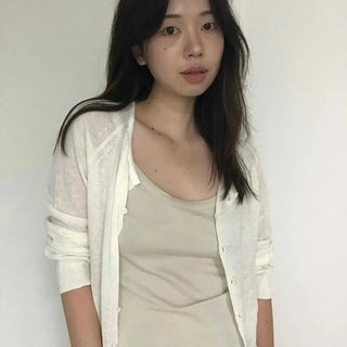 Plain Button-Down Regular Fit Long Sleeve Cardigan