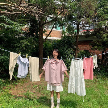 Keenan Stripe Oversized Short Sleeve Shirt