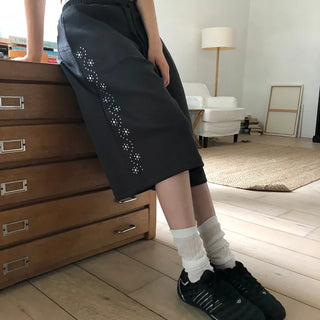 Evan Lace Bermuda Pants