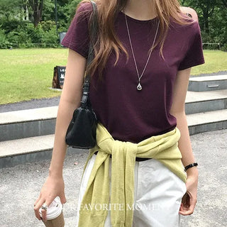 Pure Round Short Sleeve T-shirt
