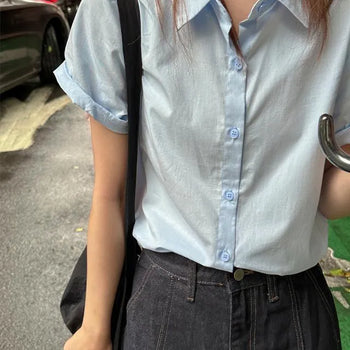 Rossetti Basic Cotton Short Sleeve Shirt