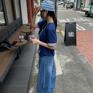 Mauve Balloon Denim