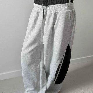 Contrast Stripe String Wide Loose Fit Training Bottoms