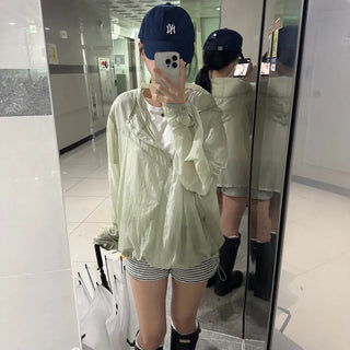 [Rainy Season Item/Save Item] See-through Parka Hooded Jumper