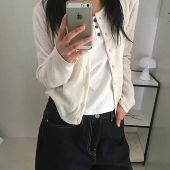 *High Quality* Tico Linen Round Cardigan