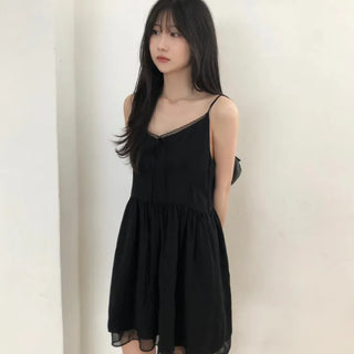 Soft Lace Mini Dress (2 colors)