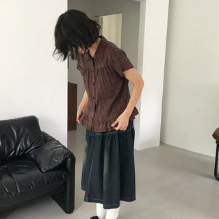 Vint Frill Check Short Sleeve Shirt
