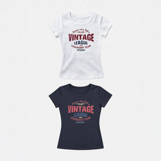 Vintage League Slim Tee