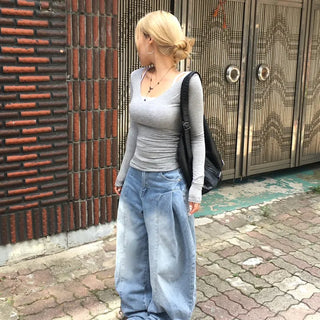 Road Pintuck Cut Wide Pants