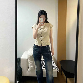 Roa Regular Fit Washed Bootcut Daily Long Pants