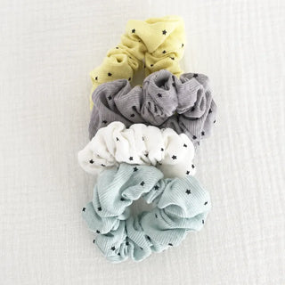 Mini Star Ribbed Scrunchie