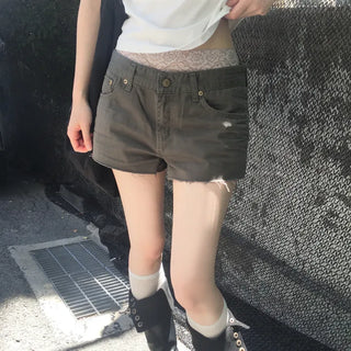 Cent Low-rise Cut-off Shorts