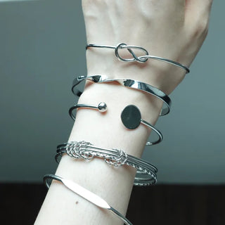 Line Bangle Set