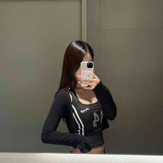 Slim Fit Plain Slit Open-Front Long Sleeve Cardigan