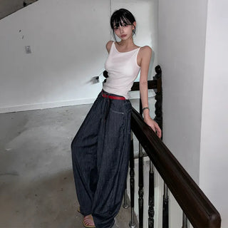 Mauve Non-Fade Denim Pants