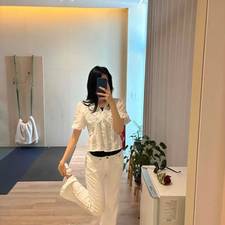 Loose Fit Bootcut Flare Daily Long Pants