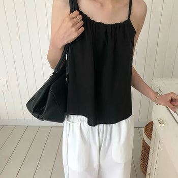 Rouge Puff Shirred Short Sleeve Blouse
