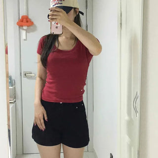 *Plus Size* Standard A-Line Knee-length Summer Pants