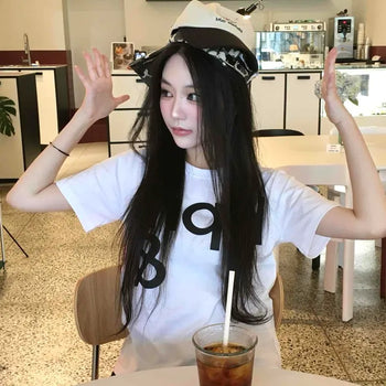 BPM Printed Round Neck Short Sleeve T-shirt