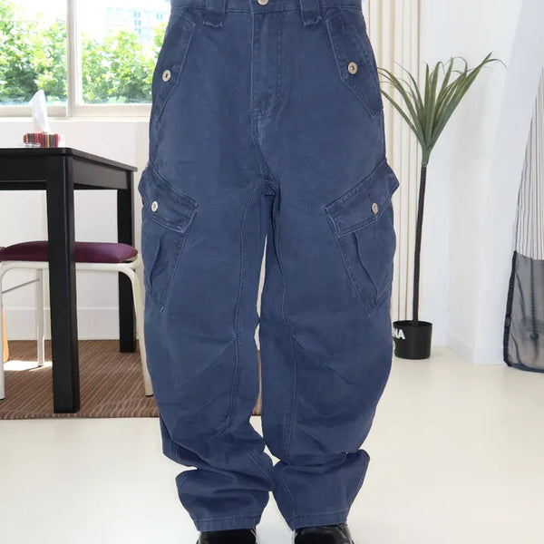 Vintage Dyed Pigment Cargo Pants
