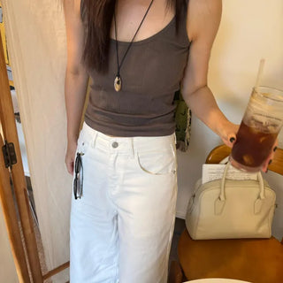 Kate Ribbed Sleeveless  Women's Sleeveless Tee Layering Inner