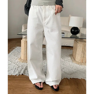 herringbone wide pants