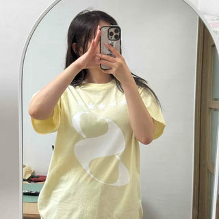 Character Graphic Twist Oversized Short Sleeve T-shirt