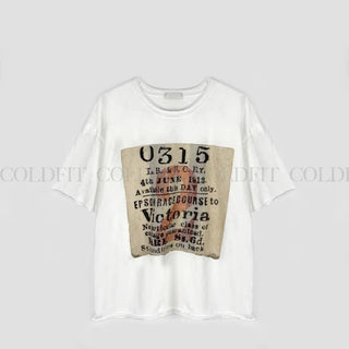 Vintage ticket T-shirt