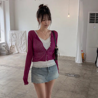 Defien Round Sal-Ata Cardigan