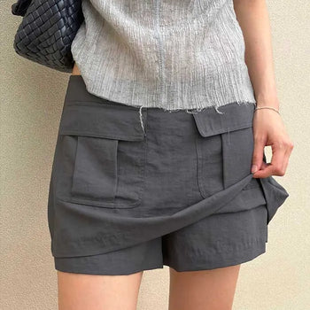 SEASON Pocket Cargo Skirt Pants