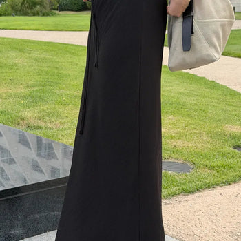 26 Summer Light Ecru Satin Skirt