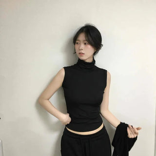 Plain Slim Fit H-Line Daily Sleeveless