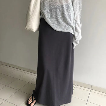 Bessie Shirred Long Skirt
