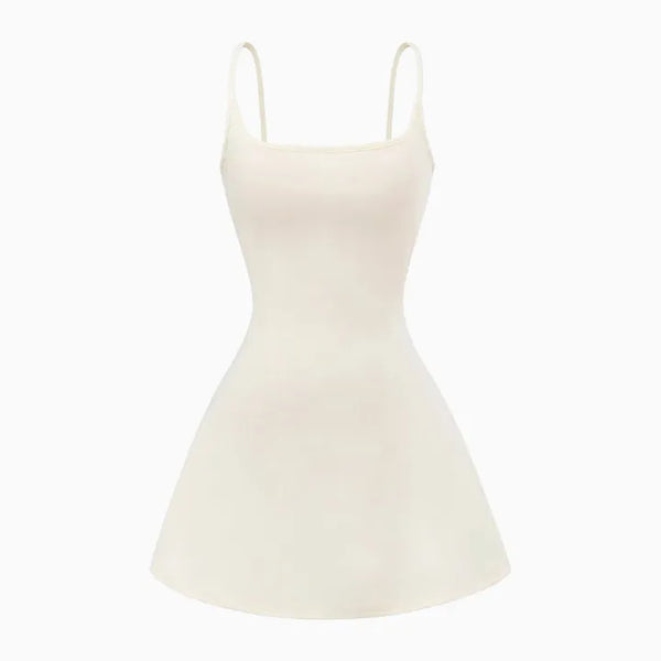 Backless Flare Mini Dress