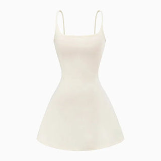 Backless Flare Mini Dress