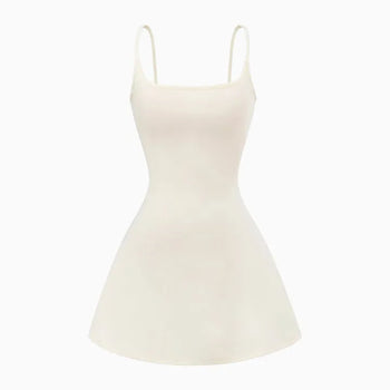 Backless Flare Mini Dress