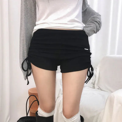 Anz Folding Shirred Shorts [Modal 37%]
