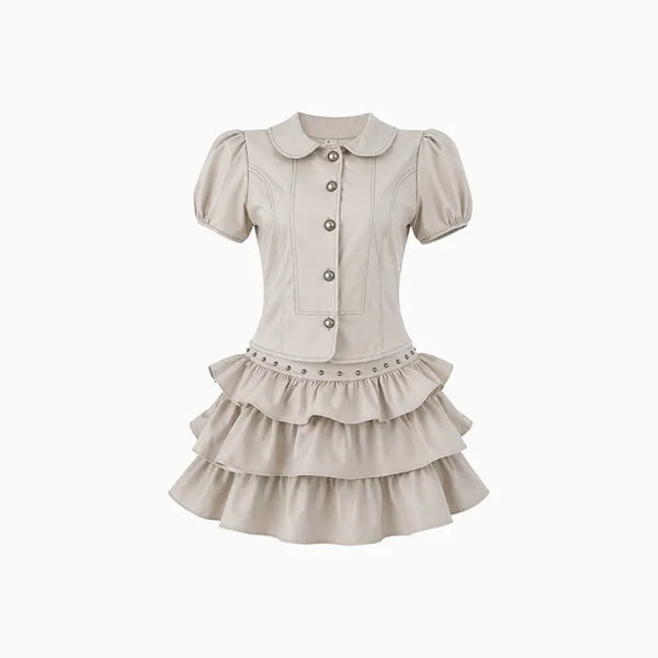 Pearl Tiered Two-Piece Set