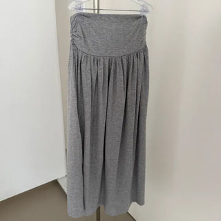 Cory Shirred Long Skirt