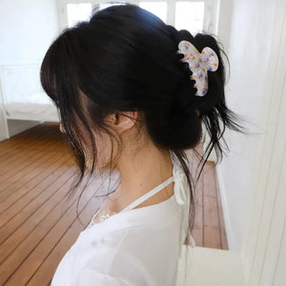 Flower hair clip