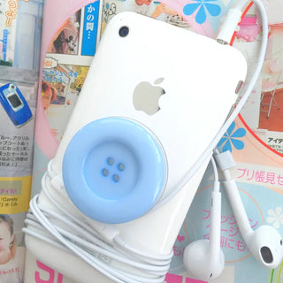 (Genuine MagSafe / 4 colors) Soft Button Smart Talk Button Smart Grip Phone Decoration Button Finger Talk iPhone Galaxy Mobile Phone Stand