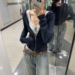 [Slim Waist] Vancouver Slim Zip-up Hoodie