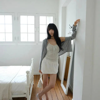 Balloon lace skirt (3 colors)