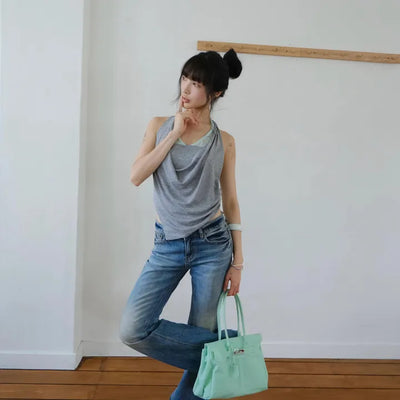 Faded Vintage Bootcut Pants
