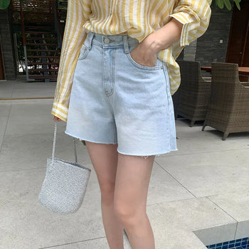 Ice Brush Half Denim