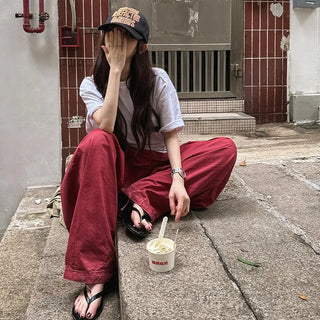 Pigment Balloon Cotton Pants